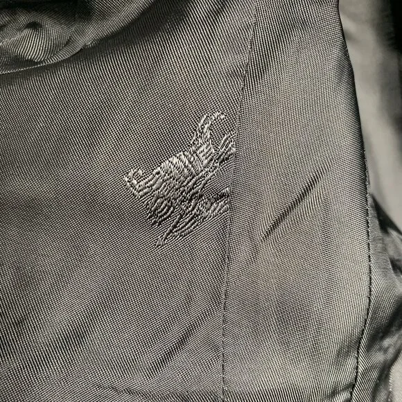 Burberry London 100% Wool Single Breasted Jacket Black Size 8 Black - Picture 12 of 14